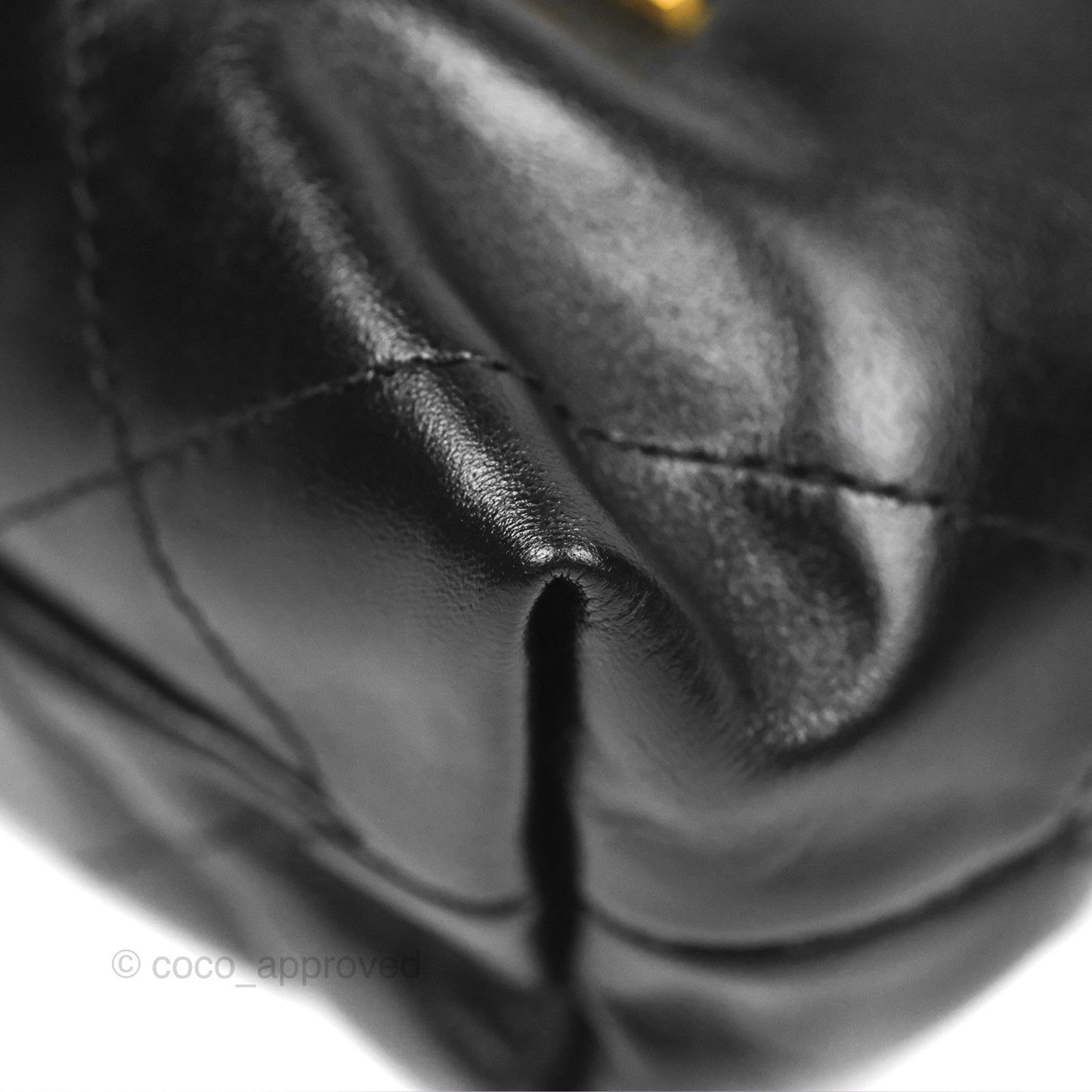 Chanel 22 Mini Bag Black Crumpled Calfskin