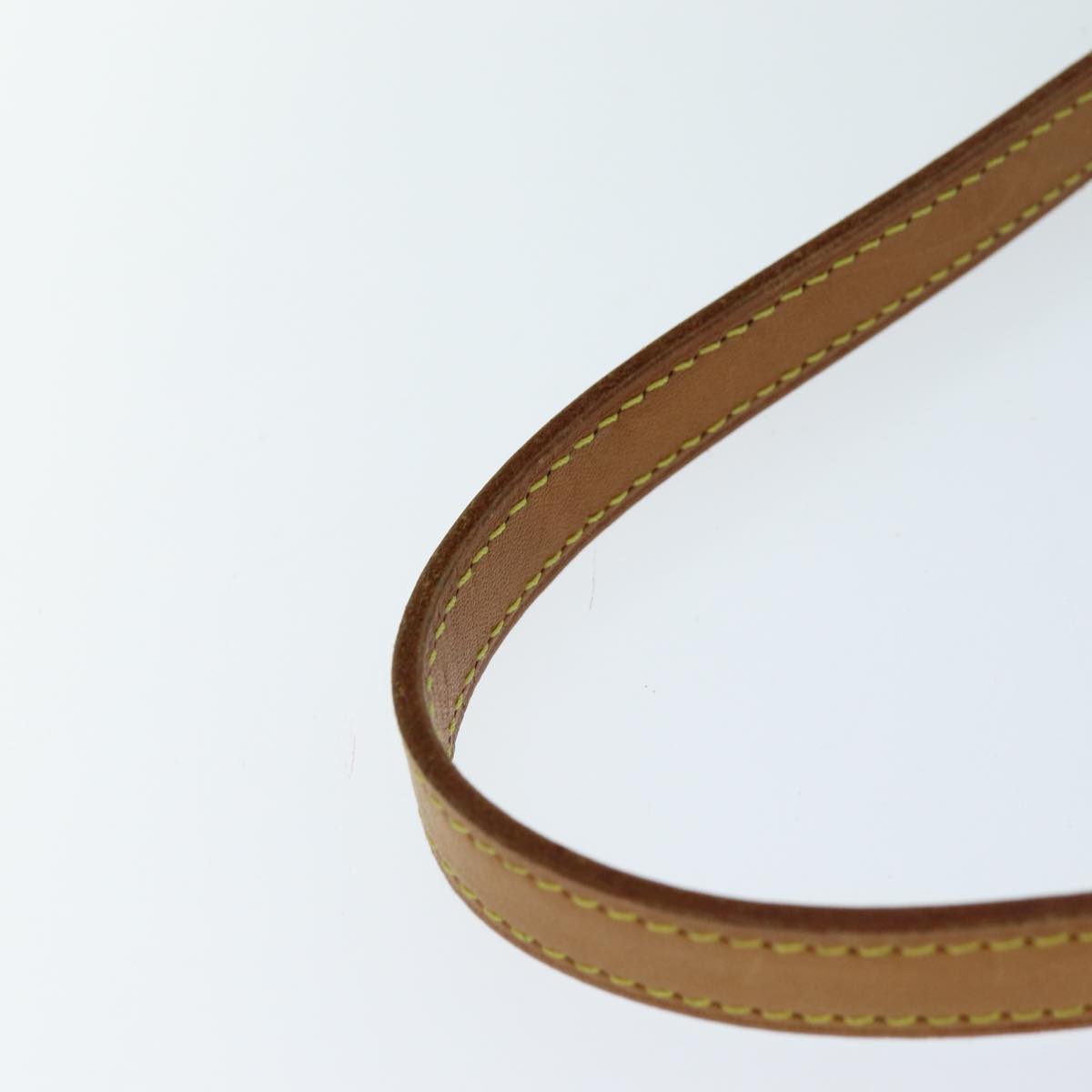LOUIS VUITTON Shoulder Strap Leather 35.8"" Beige LV 76423