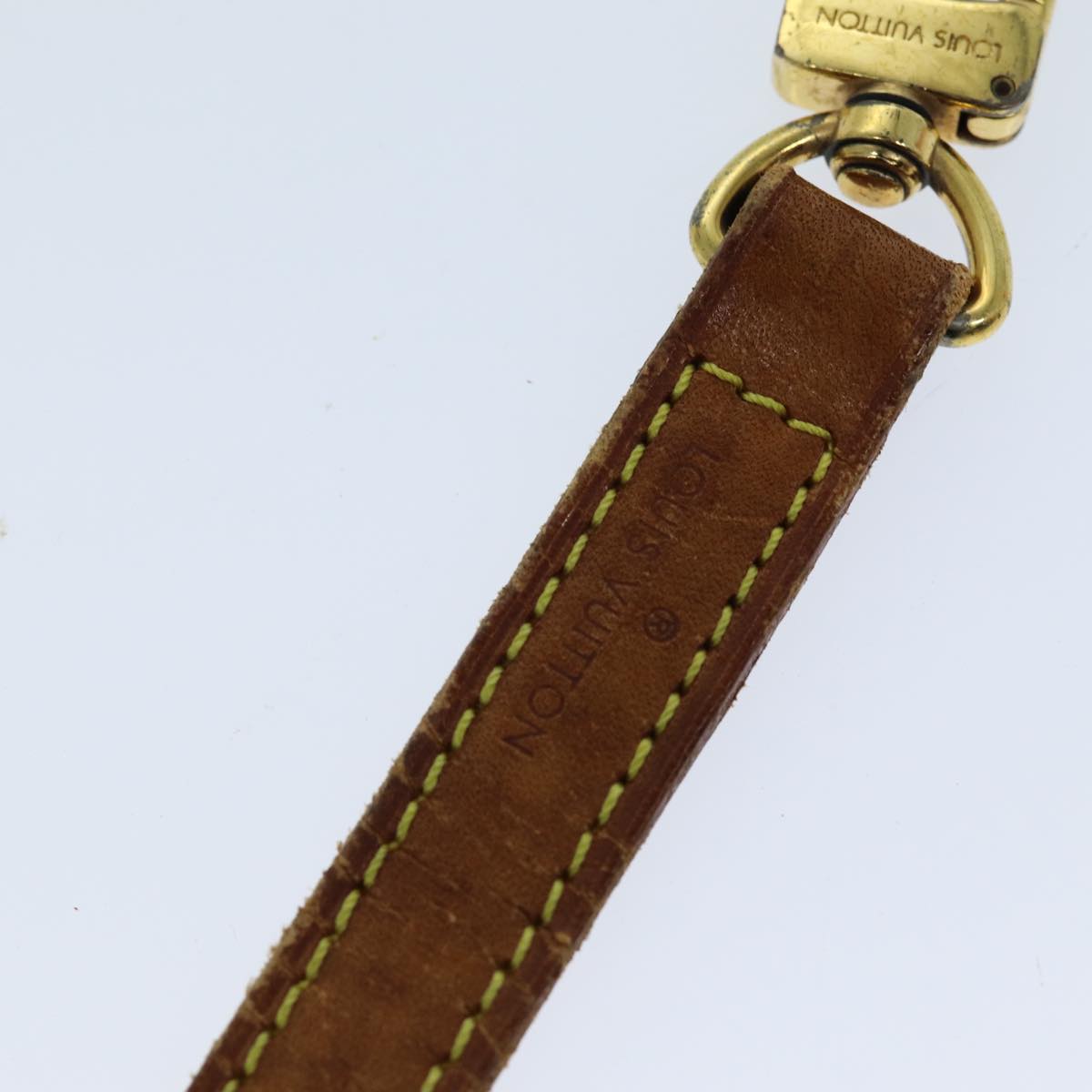 LOUIS VUITTON Shoulder Strap Leather 36.6"" Beige LV 76425