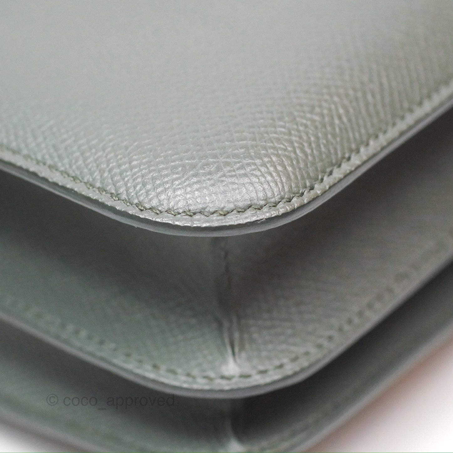 Hermès Constance Mini 18cm Vert Amande Epsom Gold Hardware