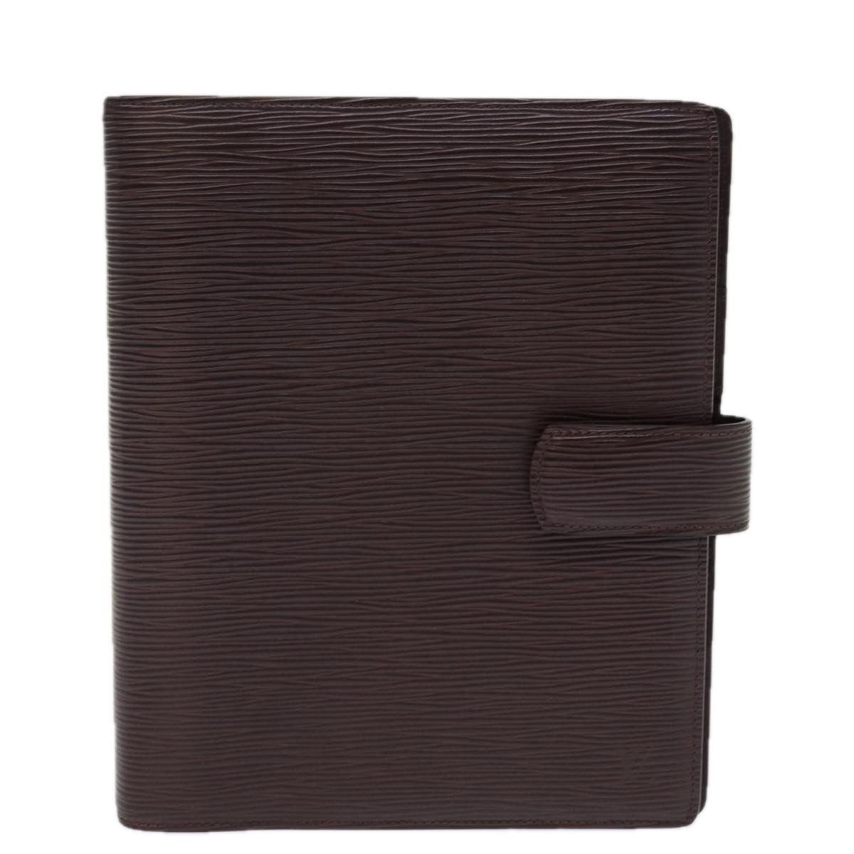 LOUIS VUITTON Epi Agenda GM Day Planner Cover Mocha Brown R2006D LV 76443