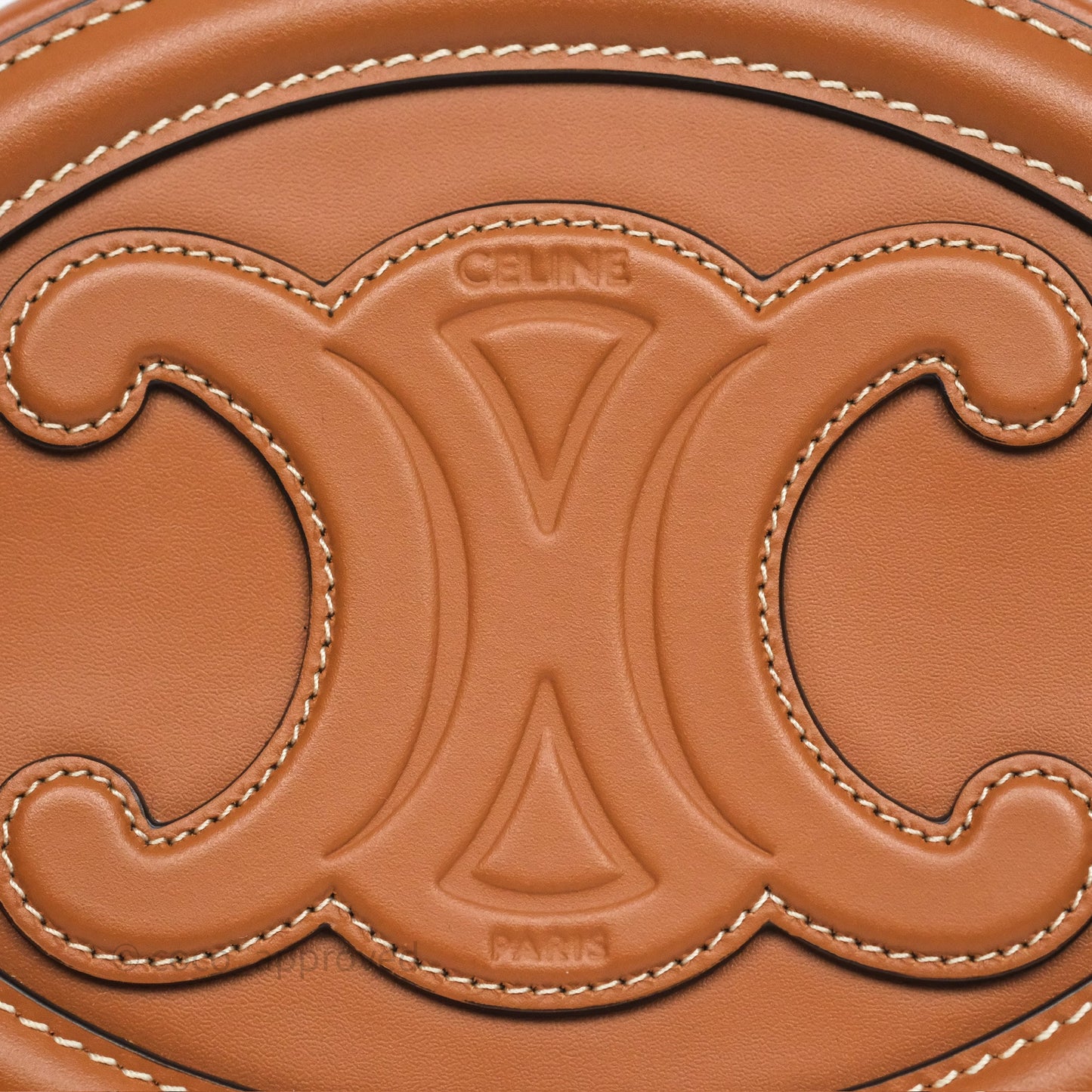 Celine Mini Oval Bag Cuir Triomphe Tan Calfskin