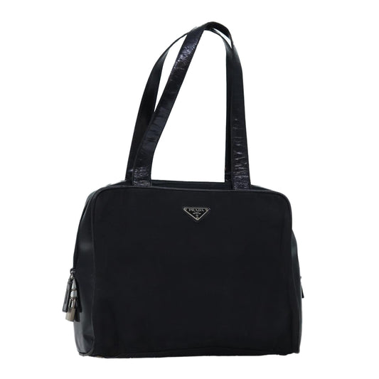 Luxury PradaShoulder Bag Nylon Black 76453