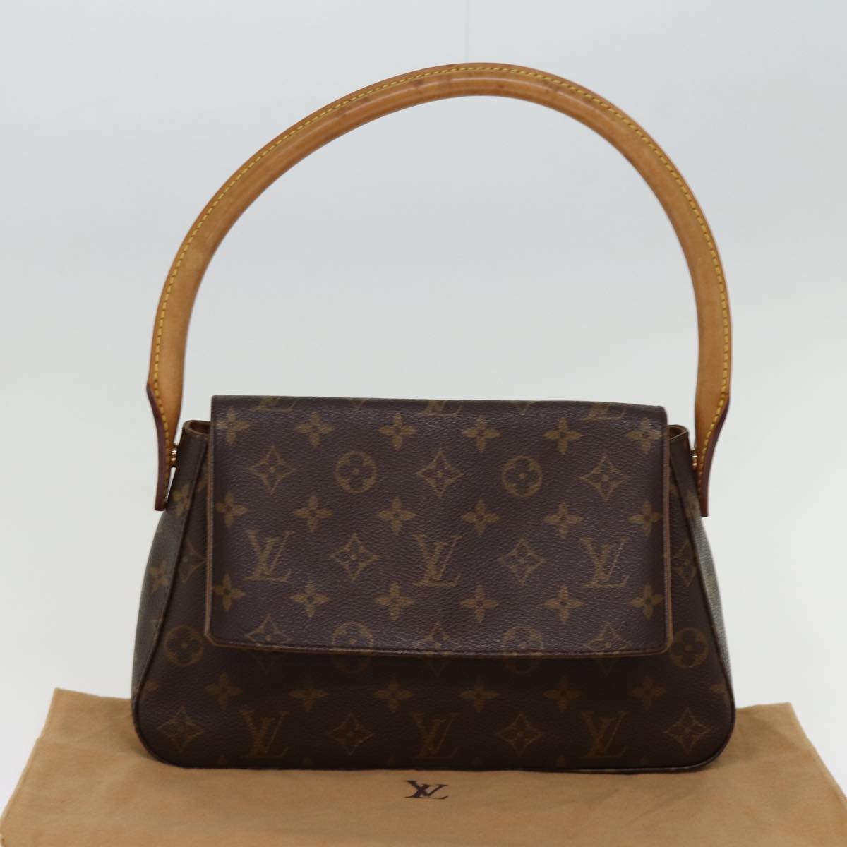 LOUIS VUITTON Monogram Mini Looping Shoulder Bag M51147 LV 76459