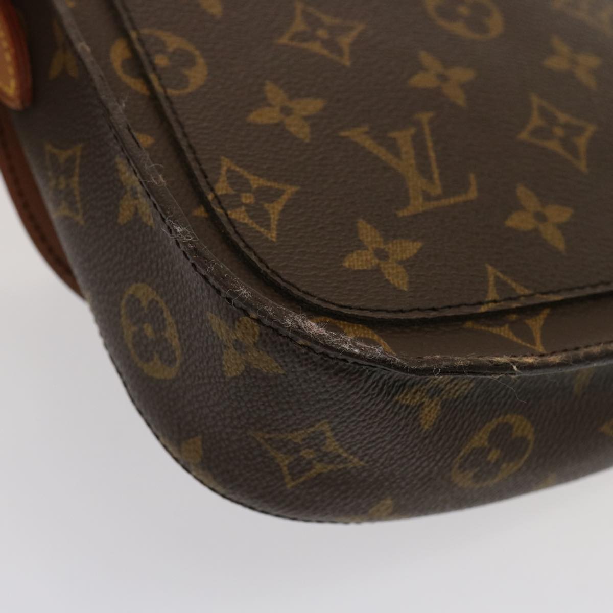 LOUIS VUITTON Monogram Saint Cloud MM Shoulder Bag M51243 LV 76461