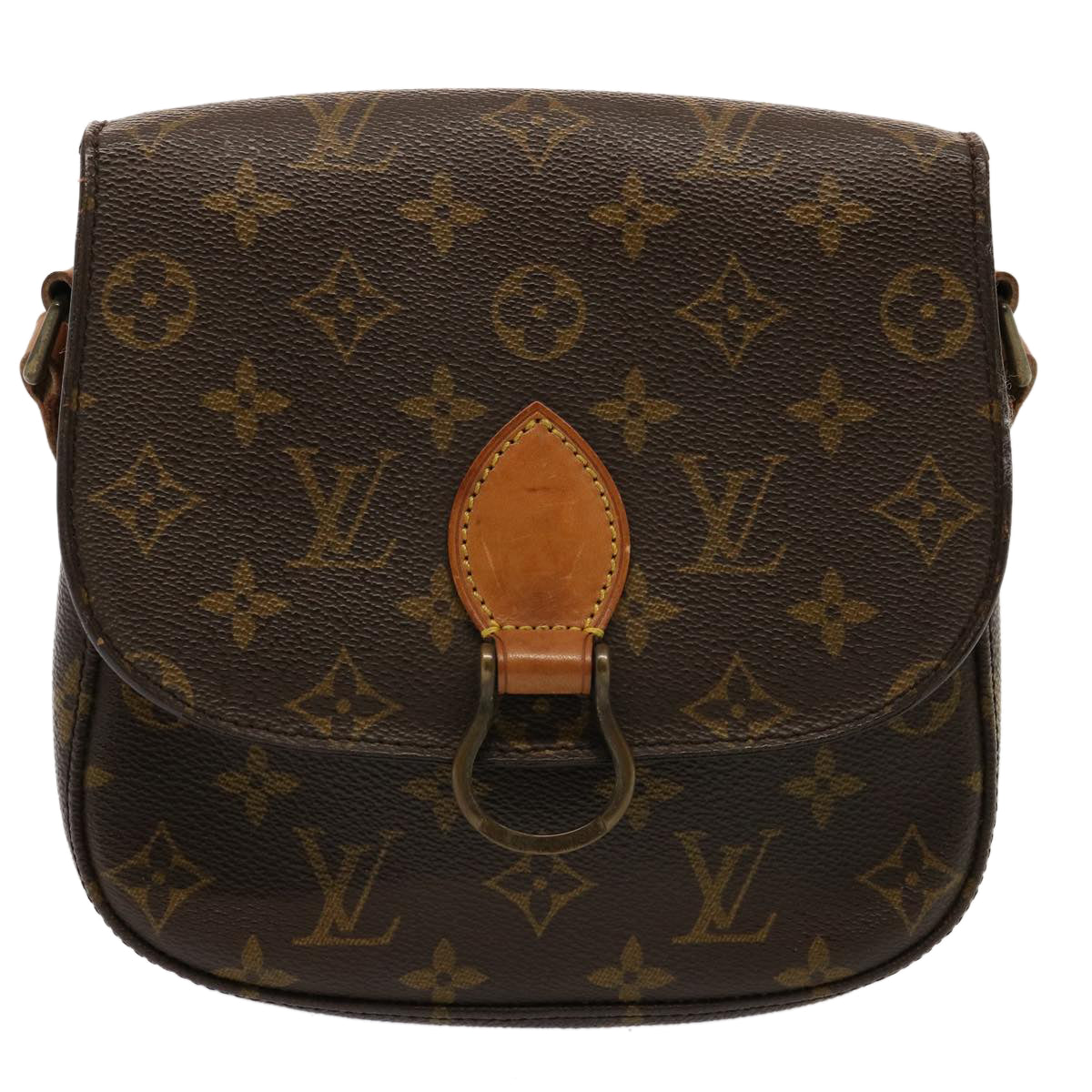 LOUIS VUITTON Monogram Saint Cloud MM Shoulder Bag M51243 LV 76461