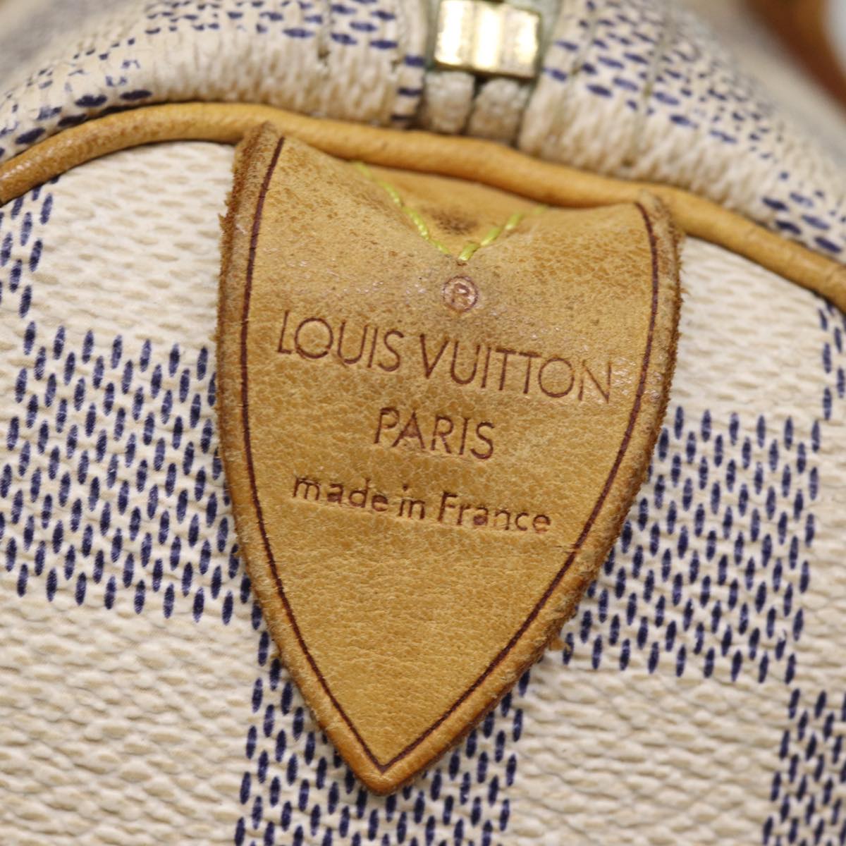 LOUIS VUITTON Damier Azur Speedy 25 Hand Bag N41534 LV 76467