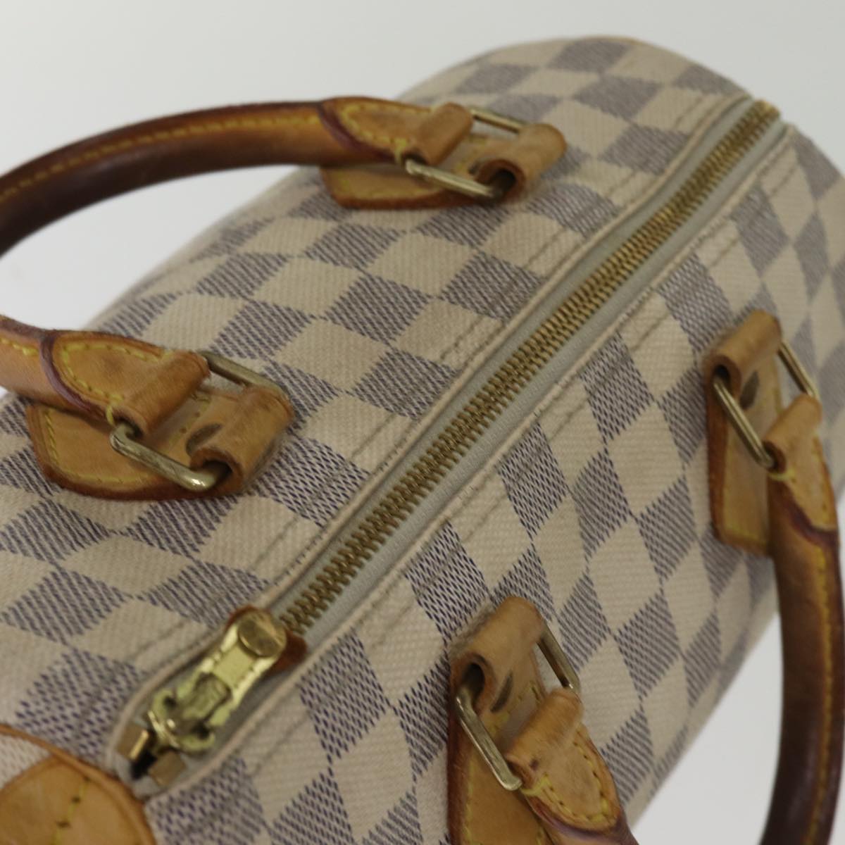 LOUIS VUITTON Damier Azur Speedy 25 Hand Bag N41534 LV 76467