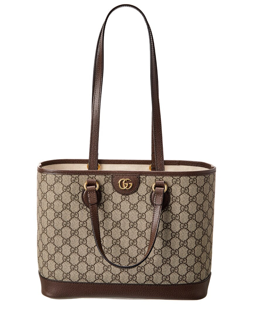 Luxury Gucci Trending 2025 Ophidia Mini GG Supreme Canvas & Leather Tote