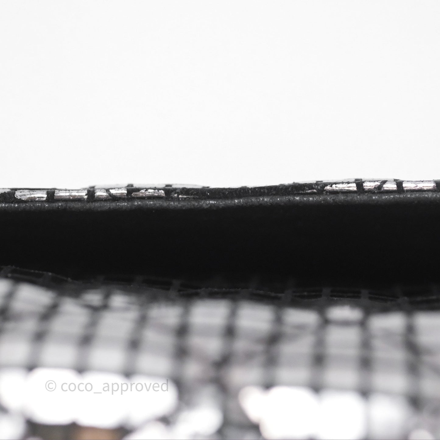 Chanel Mirror Reissue 2.55 Quilted Silver Suede Calfskin Gun Metal Hardware