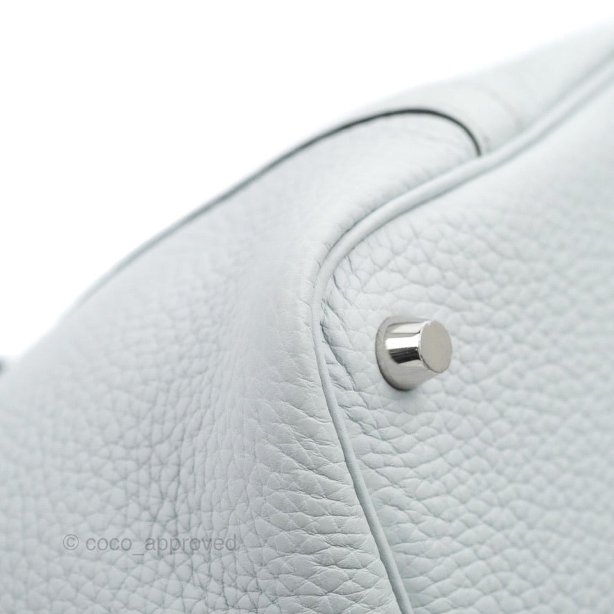 Hermès Picotin Lock 18 Bleu Pale Clemence Palladium Hardware
