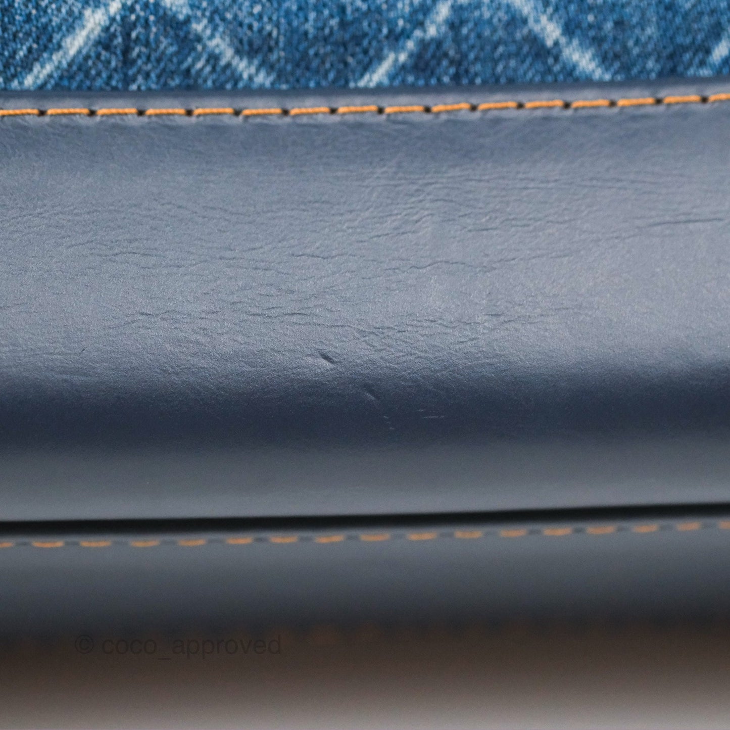 Chanel Small Gabrielle Hobo Quilted Navy Aged Denim