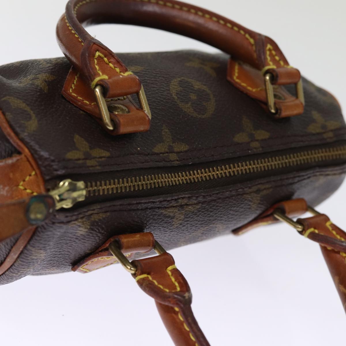 LOUIS VUITTON Monogram Mini Speedy Hand Bag M41534 LV 76504