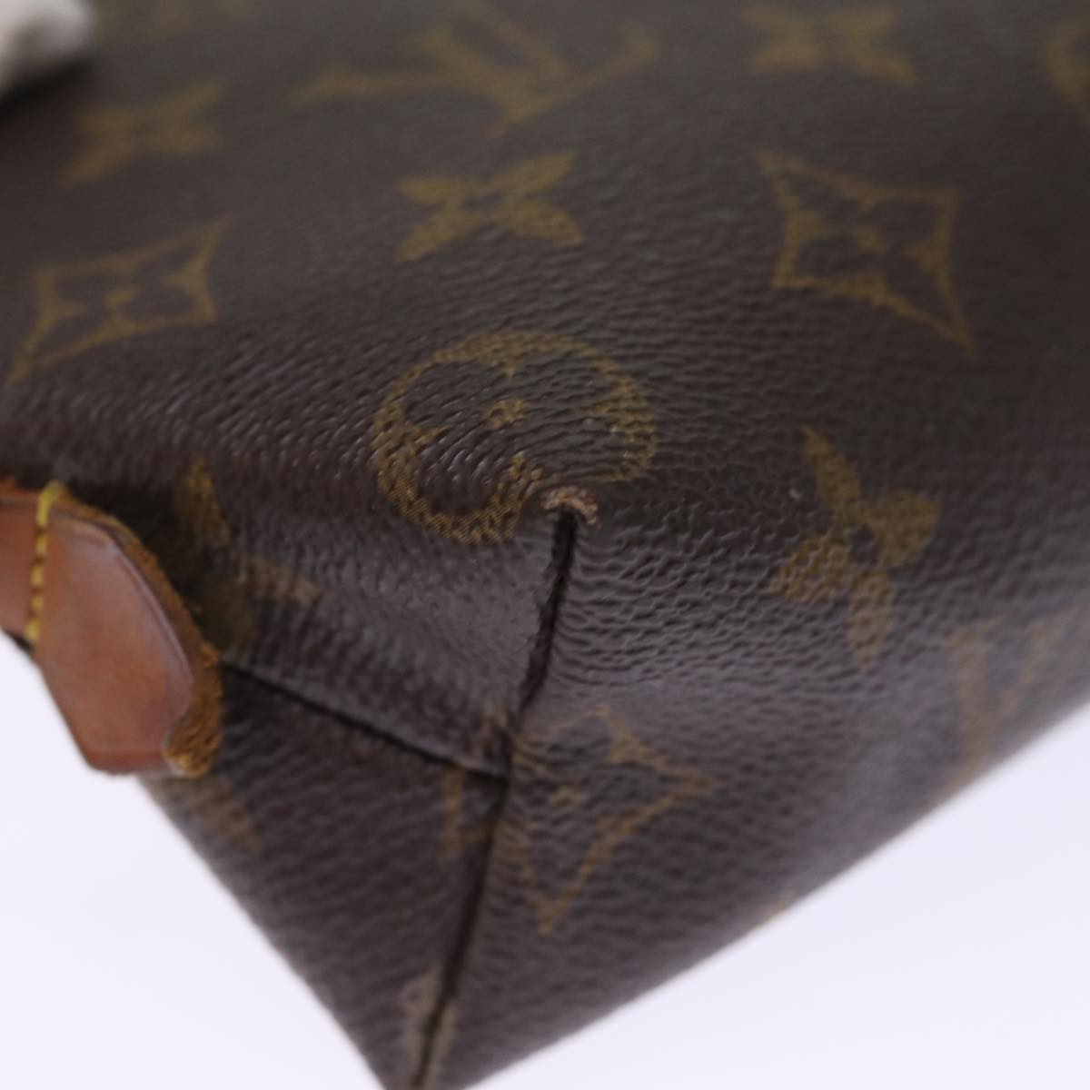 LOUIS VUITTON Monogram Pochette Cosmetic PM Cosmetic Pouch M47515 LV 76505
