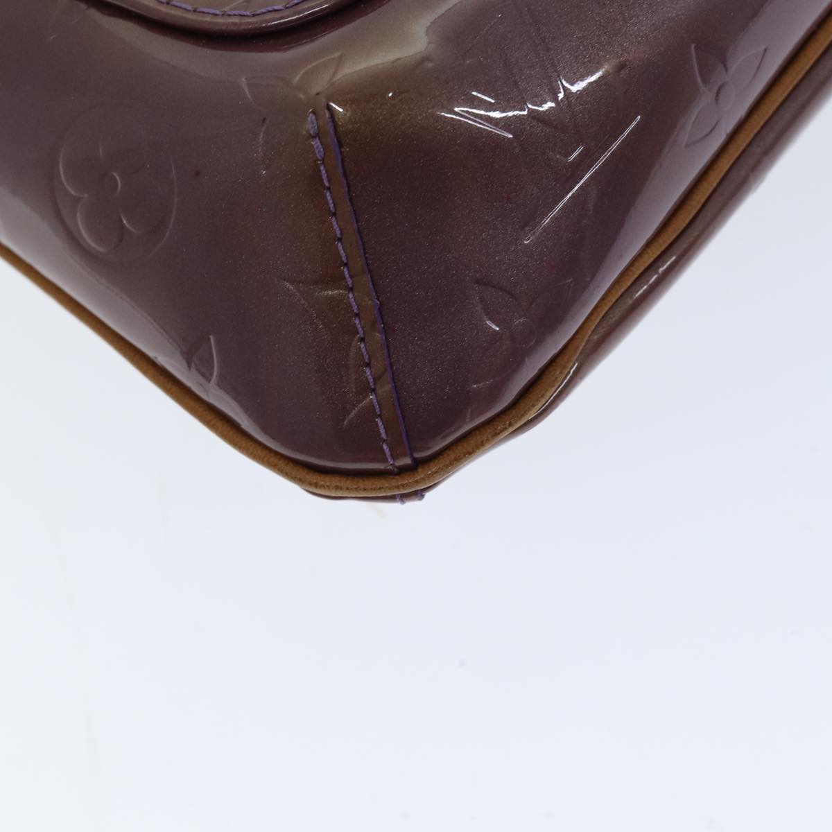 LOUIS VUITTON Monogram Vernis Thompson Street Bag Purple Viole M91095 76507
