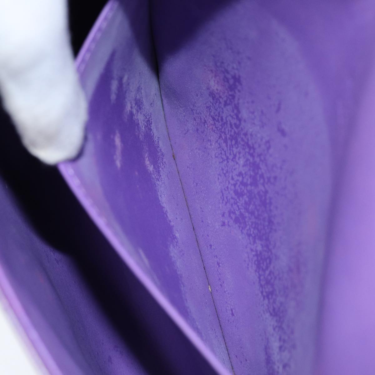 LOUIS VUITTON Monogram Vernis Thompson Street Bag Purple Viole M91095 76507
