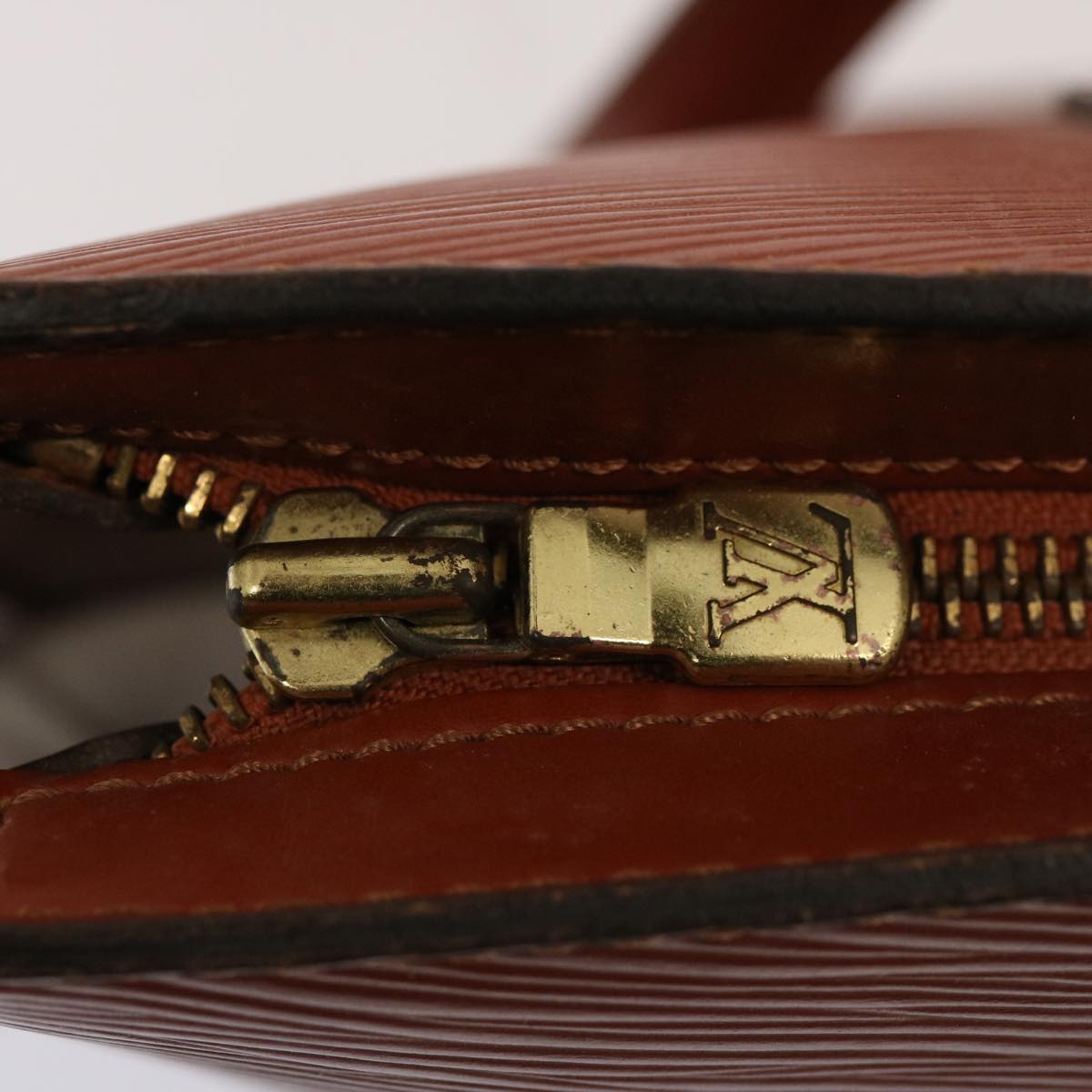 LOUIS VUITTON Epi Saint Jacques Shopping Shoulder Bag Brown M52263 LV 76529