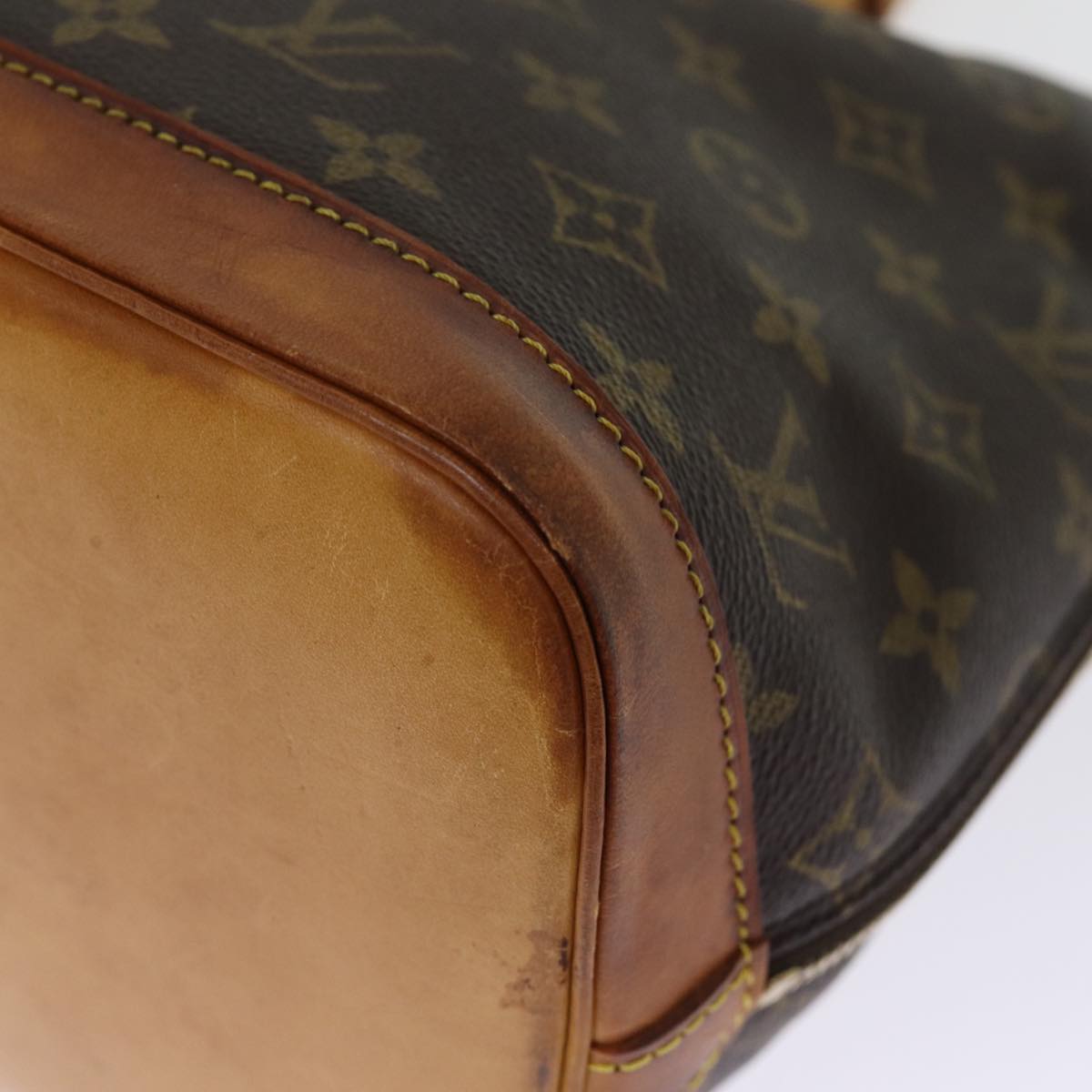 LOUIS VUITTON Monogram Alma Hand Bag M51130 LV 76533