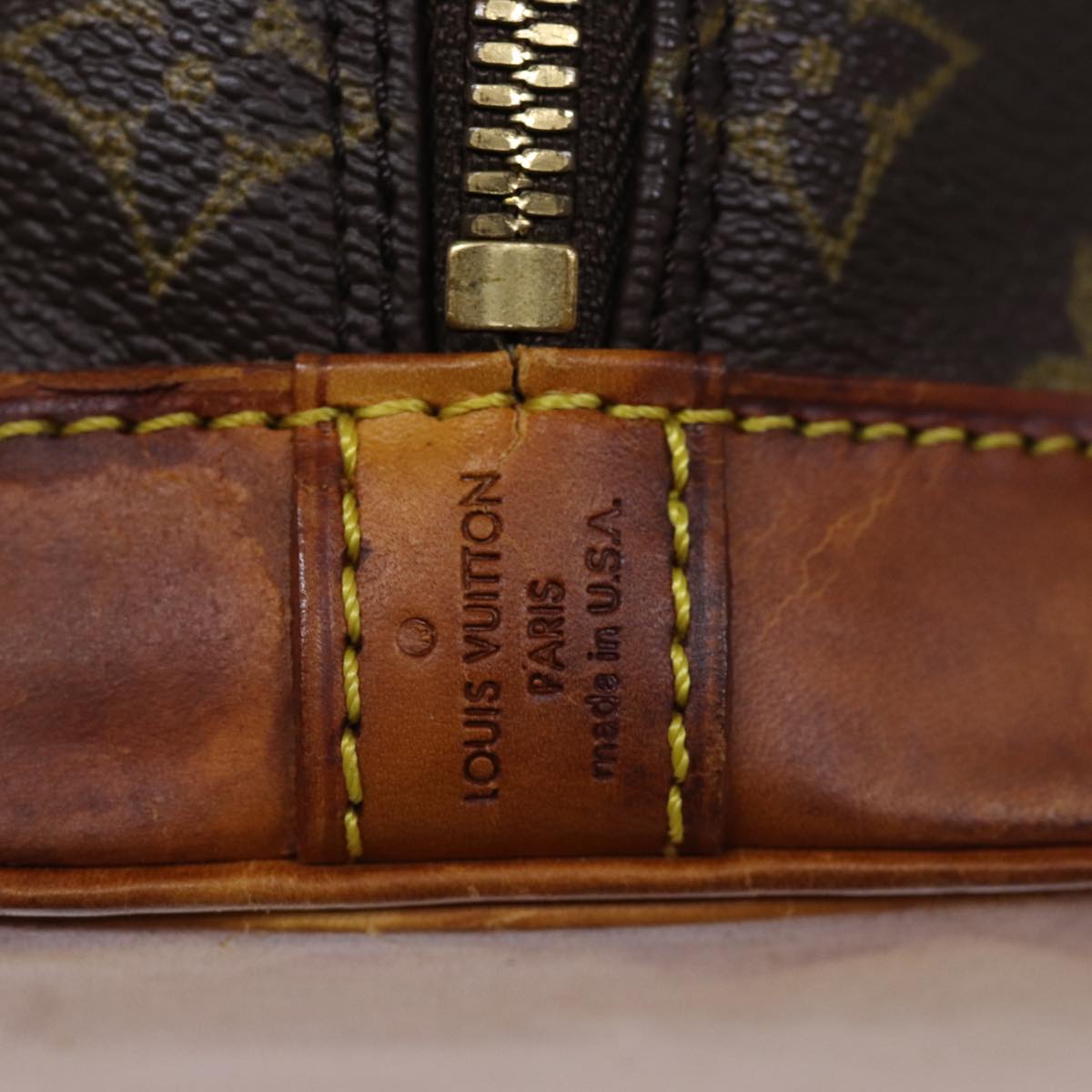 LOUIS VUITTON Monogram Alma Hand Bag M51130 LV 76533