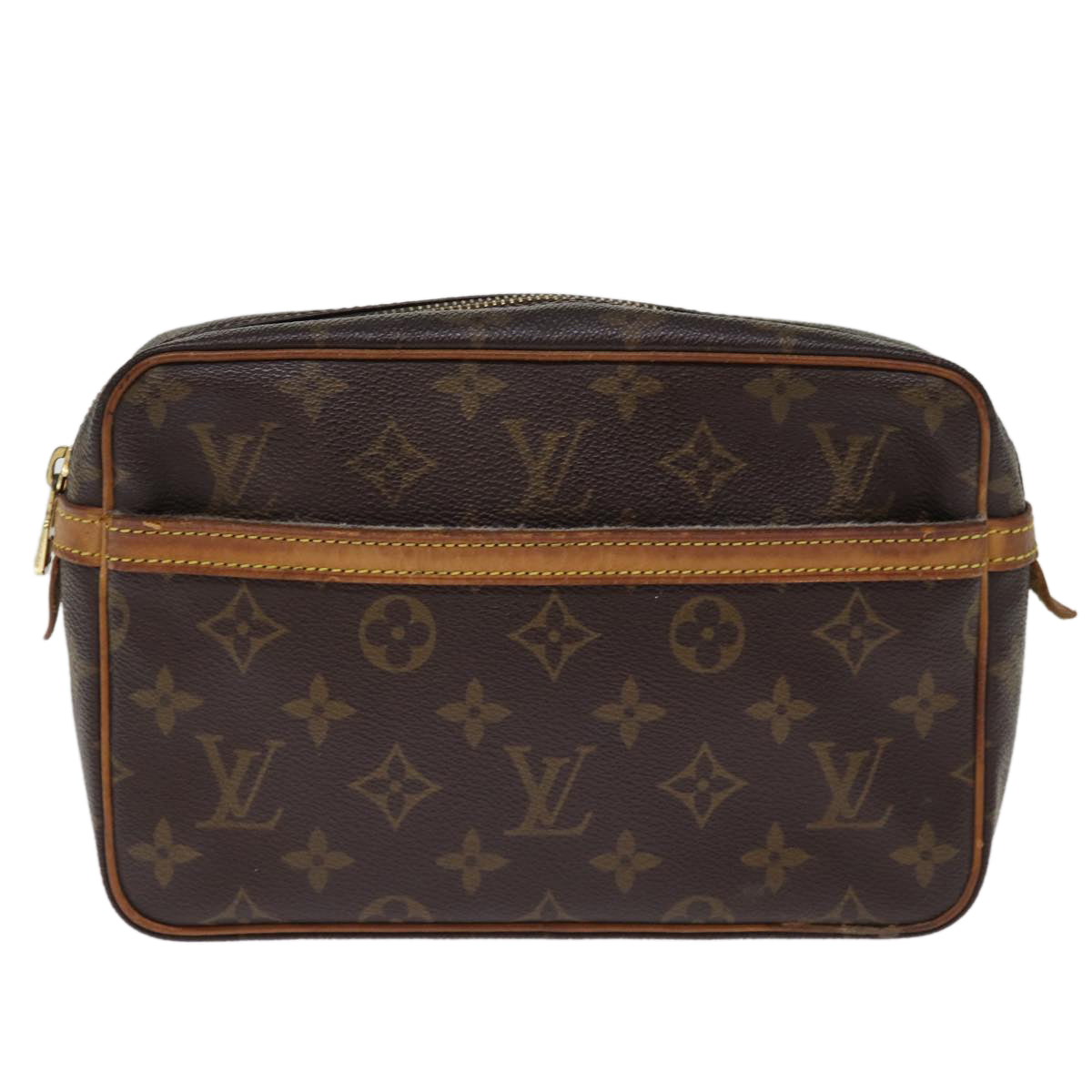 LOUIS VUITTON Monogram Compiegne 23 Clutch Bag M51847 LV 76535