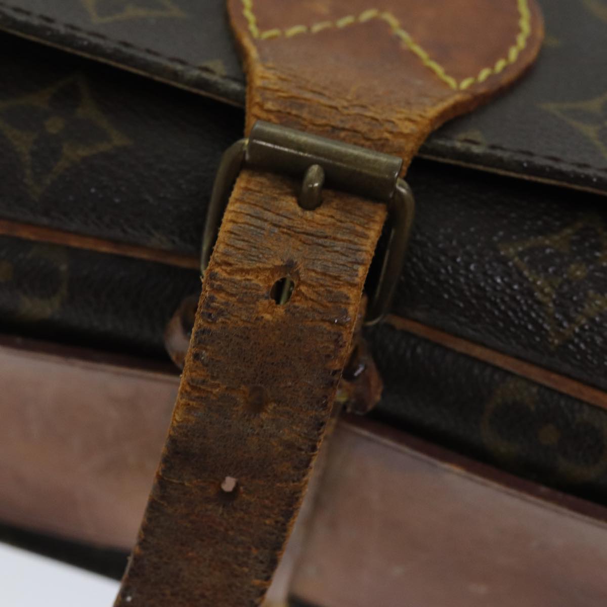 LOUIS VUITTON Monogram Cartouchiere GM Shoulder Bag M51252 LV 76539