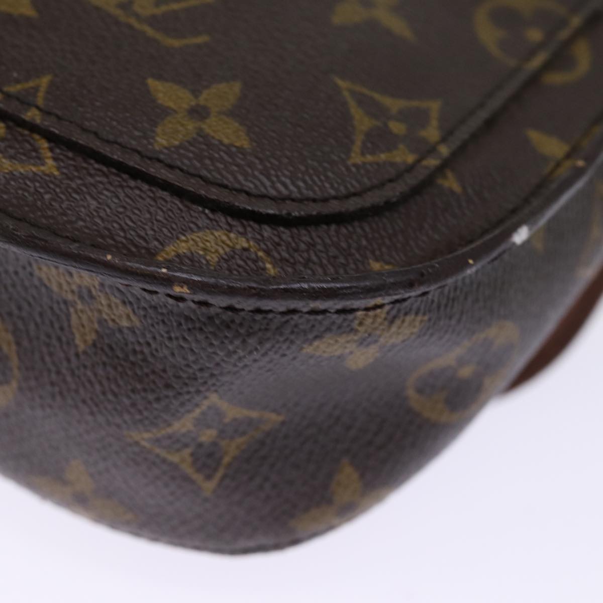 LOUIS VUITTON Monogram Saint Cloud MM Shoulder Bag M51243 LV 76540