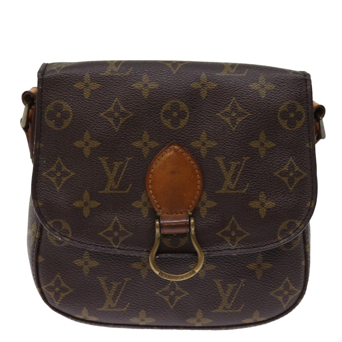LOUIS VUITTON Monogram Saint Cloud MM Shoulder Bag M51243 LV 76540
