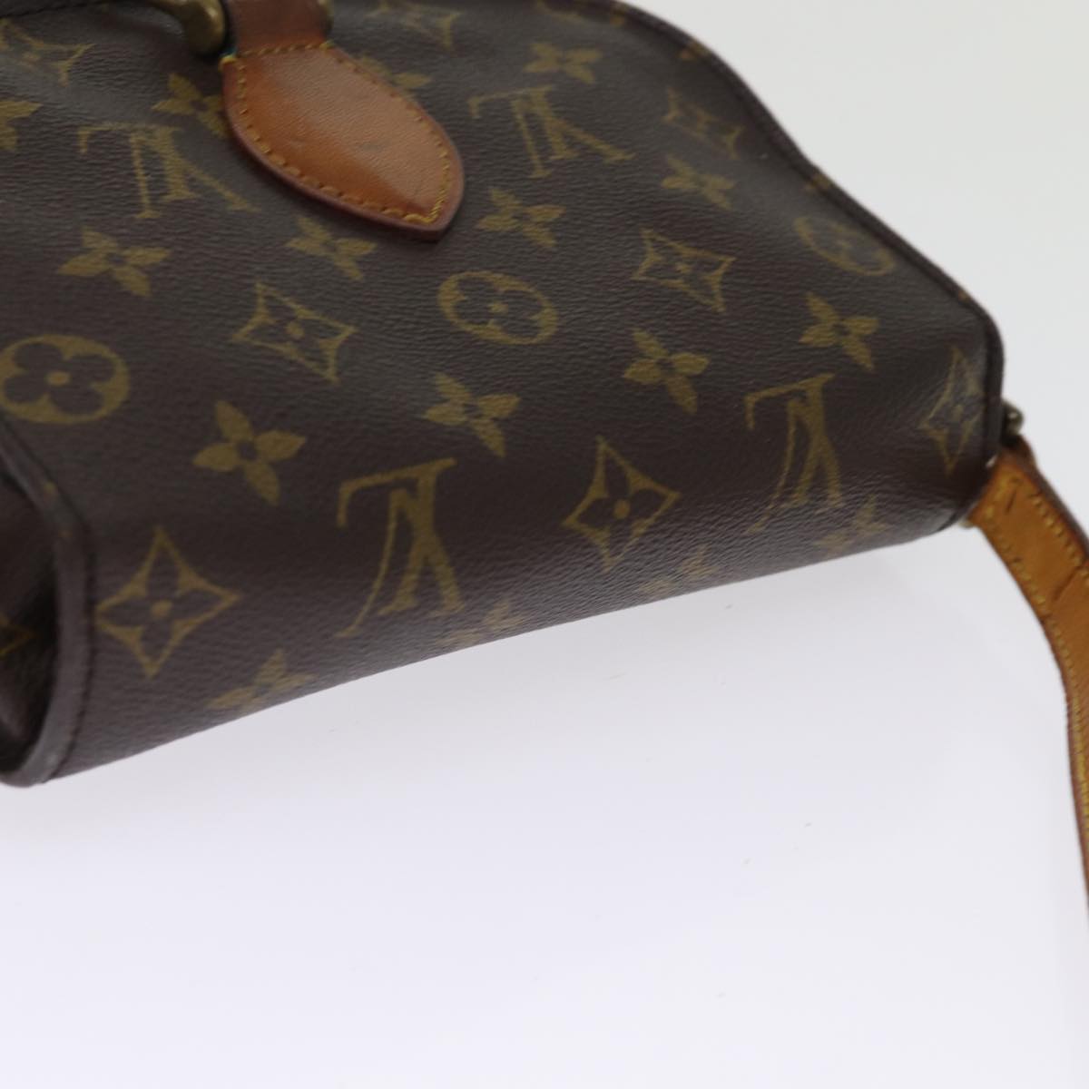 LOUIS VUITTON Monogram Saint Cloud MM Shoulder Bag M51243 LV 76540