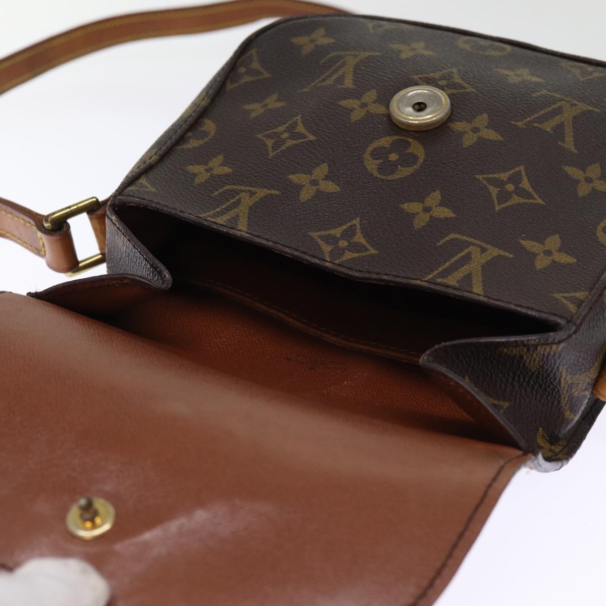 LOUIS VUITTON Monogram Saint Cloud PM Shoulder Bag M51244 LV 76541