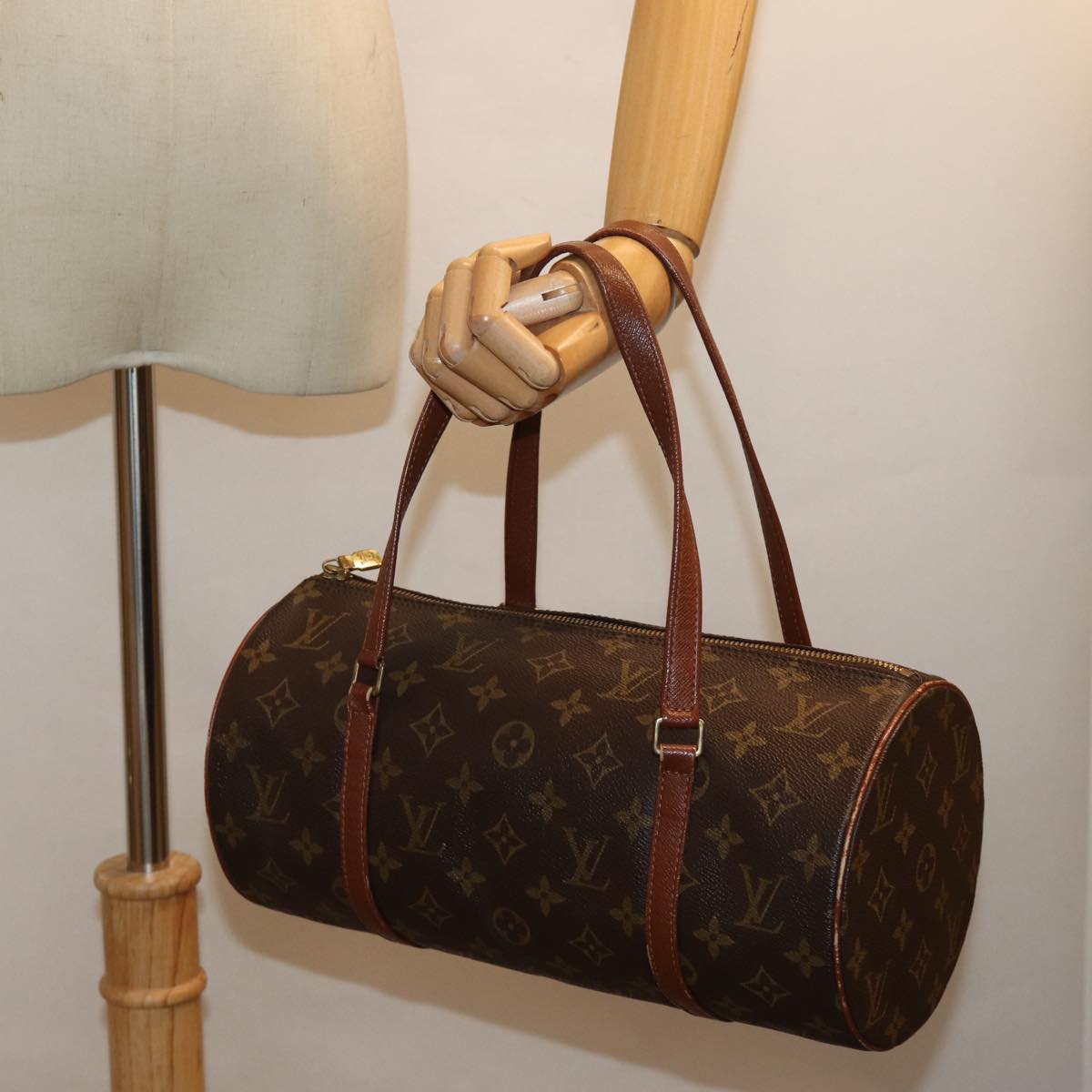 LOUIS VUITTON Monogram Papillon 30 old model Hand Bag Vintage M51365 76542