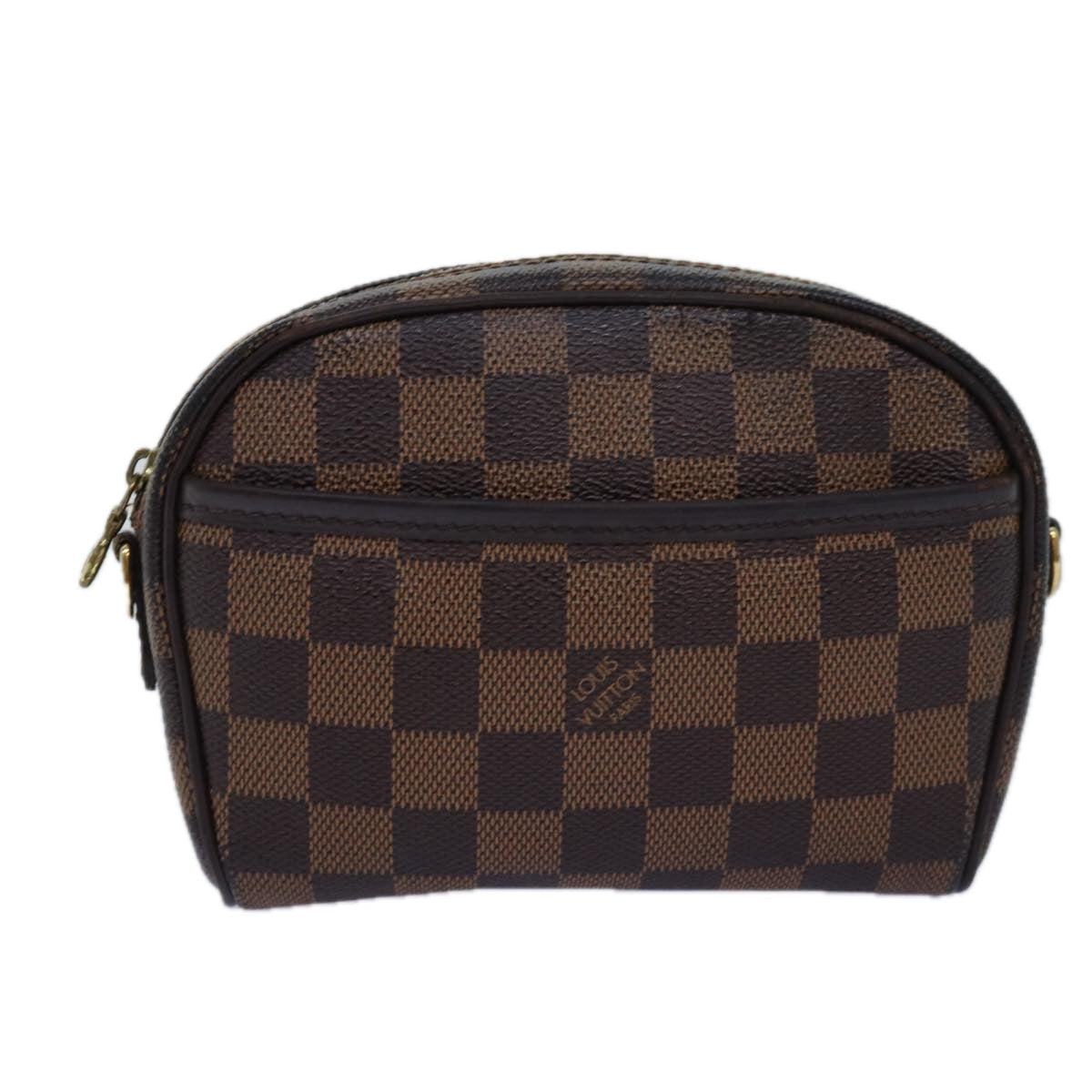 LOUIS VUITTON Damier Ebene Pochette Ipanema Shoulder Bag N51296 LV 76545