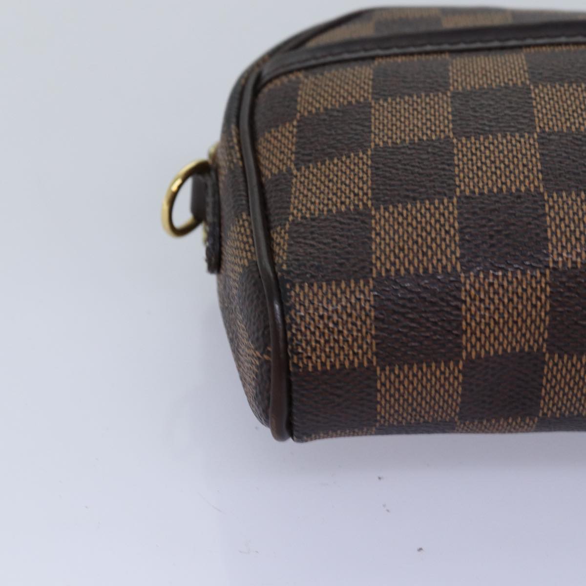 LOUIS VUITTON Damier Ebene Pochette Ipanema Shoulder Bag N51296 LV 76545