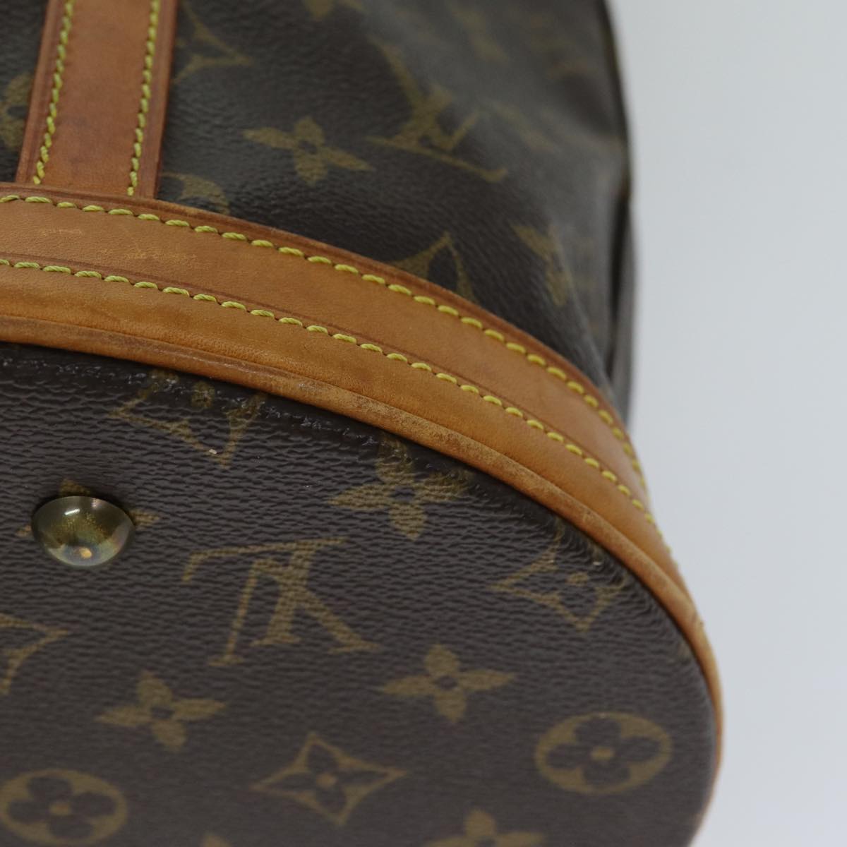LOUIS VUITTON Monogram Bucket GM Shoulder Bag M42236 LV 76555