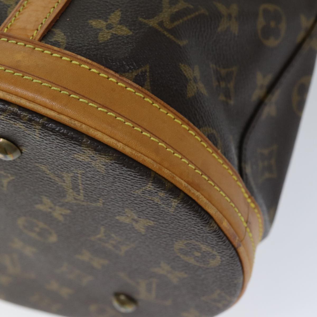 LOUIS VUITTON Monogram Bucket GM Shoulder Bag M42236 LV 76555