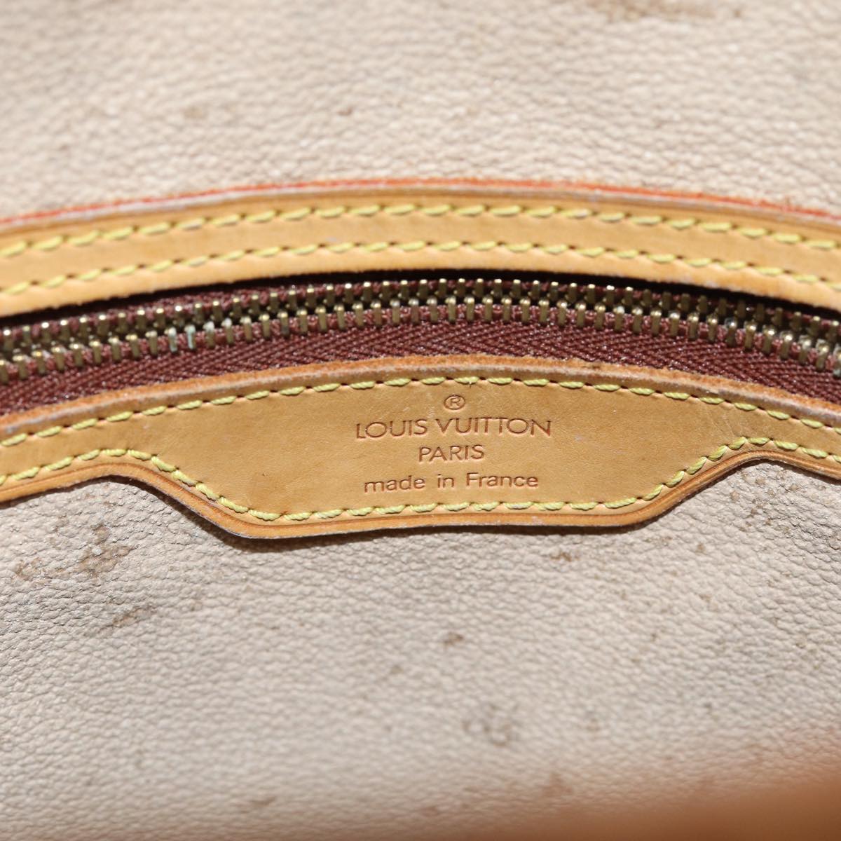 LOUIS VUITTON Monogram Bucket GM Shoulder Bag M42236 LV 76555