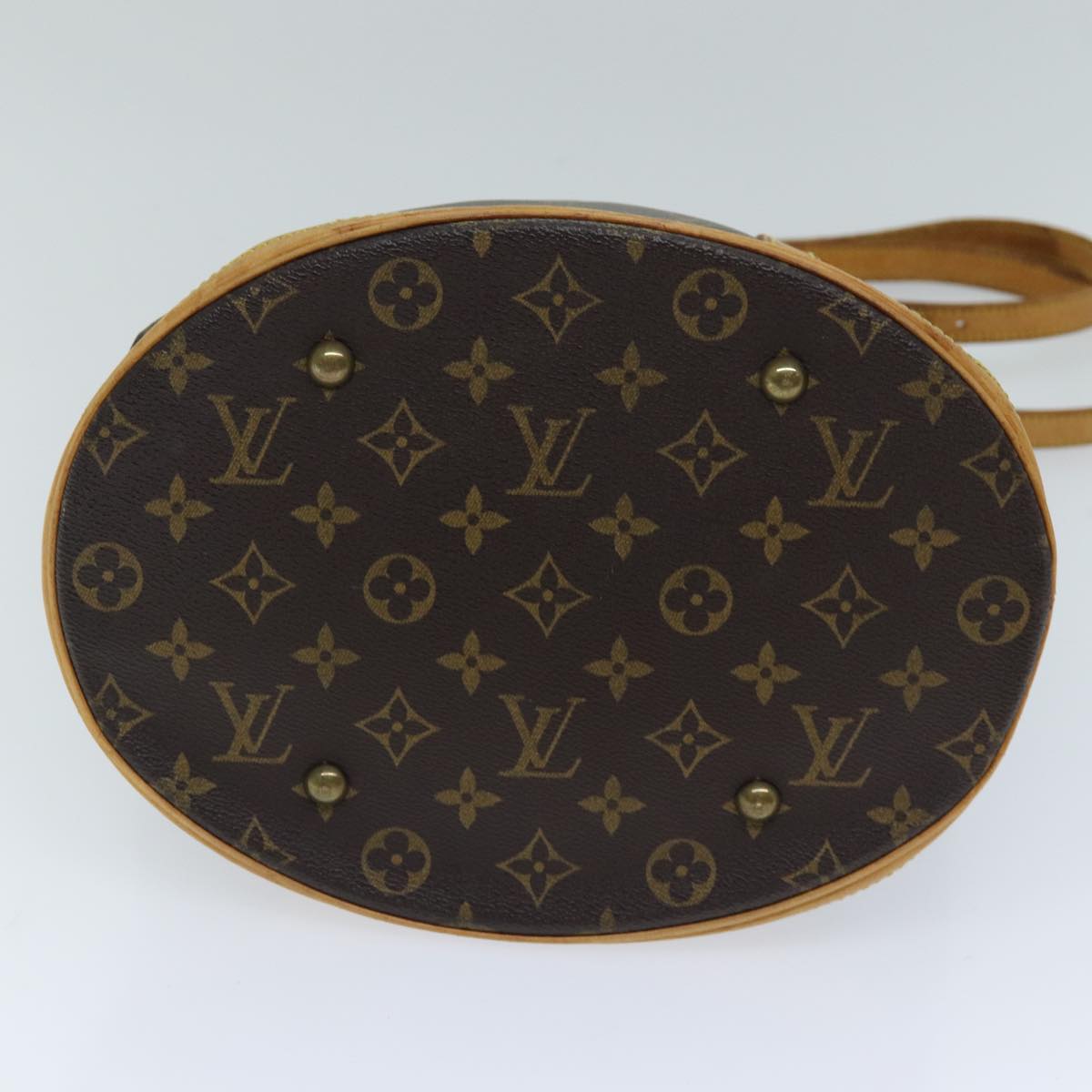 LOUIS VUITTON Monogram Bucket GM Shoulder Bag M42236 LV 76556