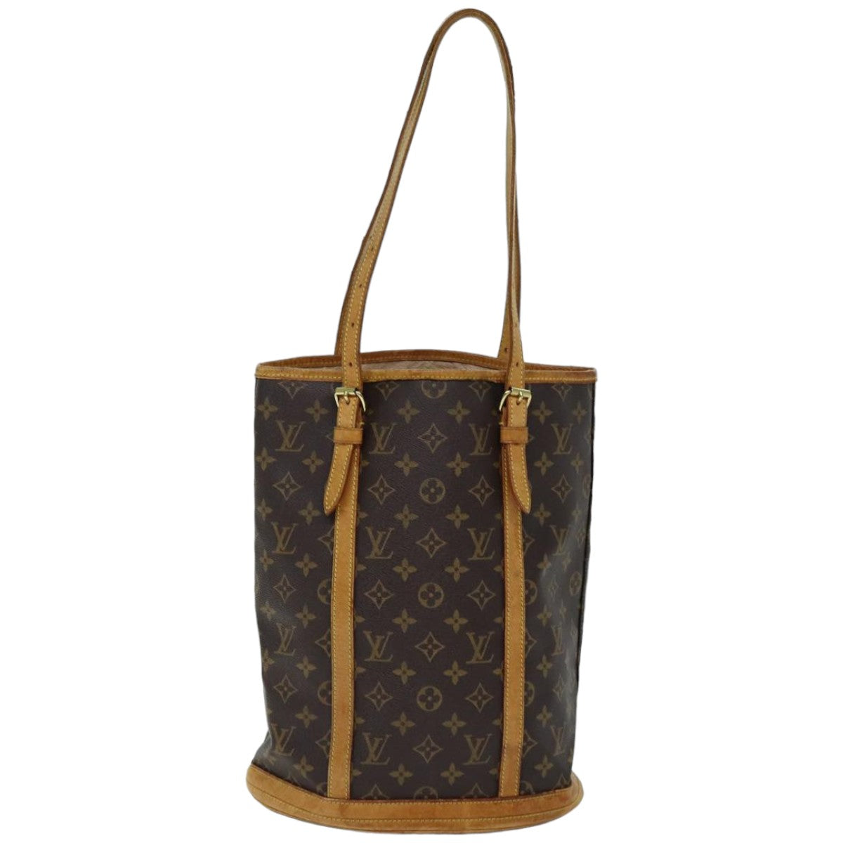 LOUIS VUITTON Monogram Bucket GM Shoulder Bag M42236 LV 76556