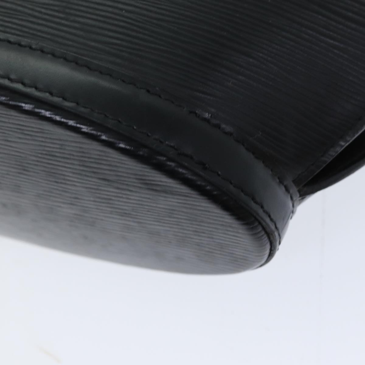 LOUIS VUITTON Epi Saint Jacques Hand Bag Black M52272 LV 76595