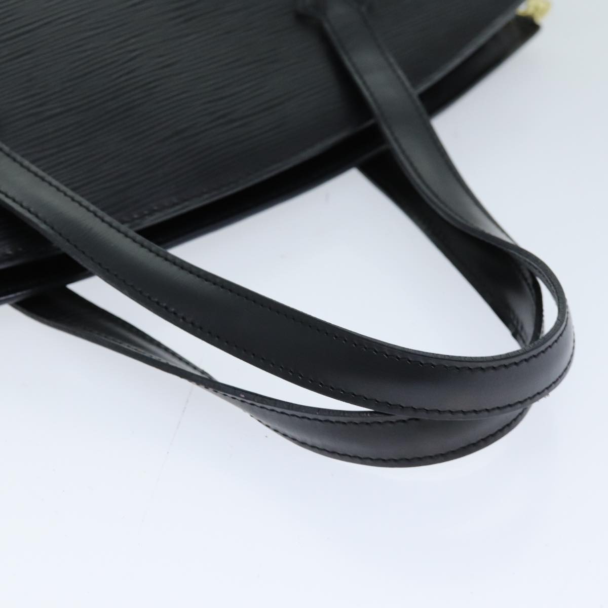 LOUIS VUITTON Epi Saint Jacques Hand Bag Black M52272 LV 76595