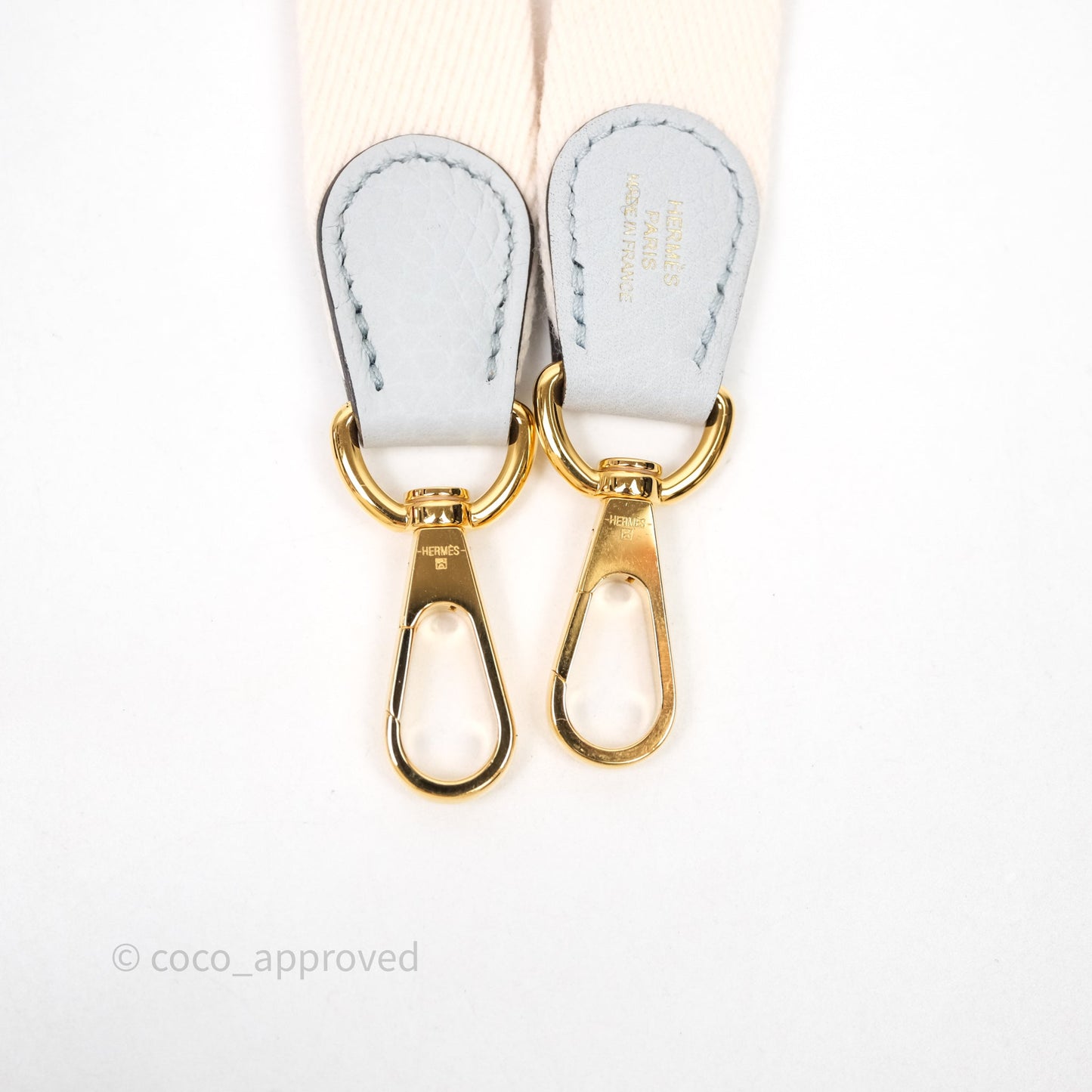Hermès Mini Evelyne 16 Bleu Pale 08 Clemence Gold Hardware