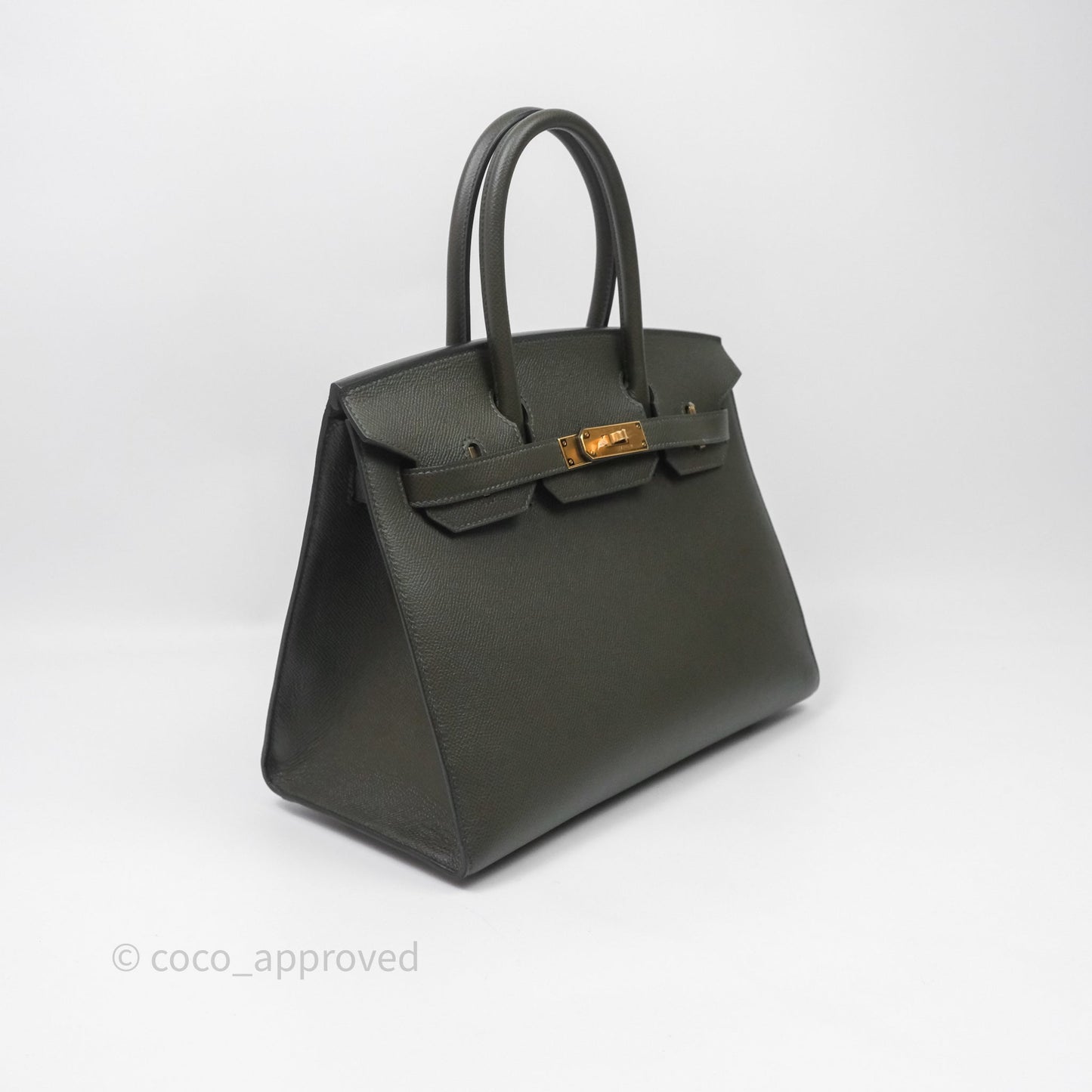 Hermès Birkin 30 Vert de Gris C6 Epsom Gold Hardware