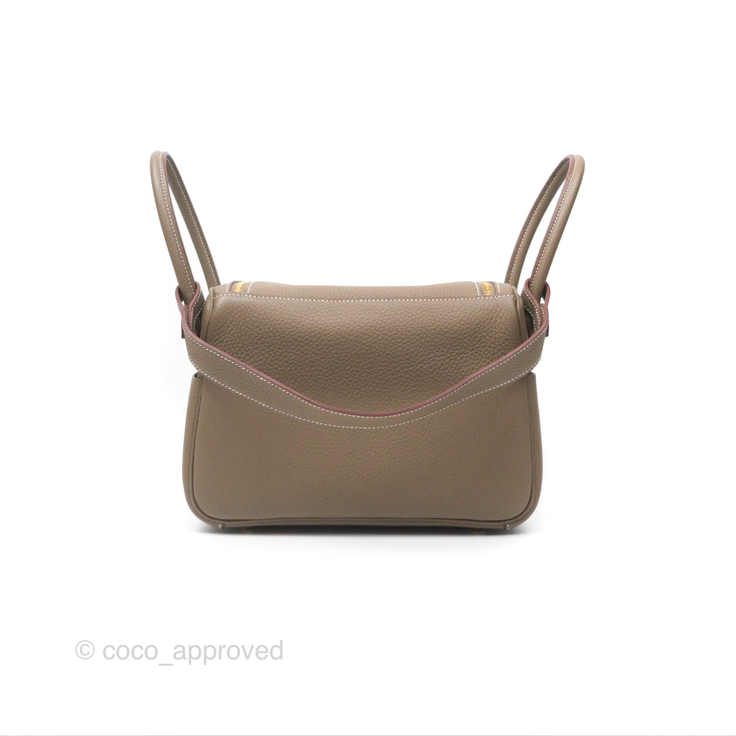 Hermès Lindy 26 Etoupe Clemence Gold Hardware
