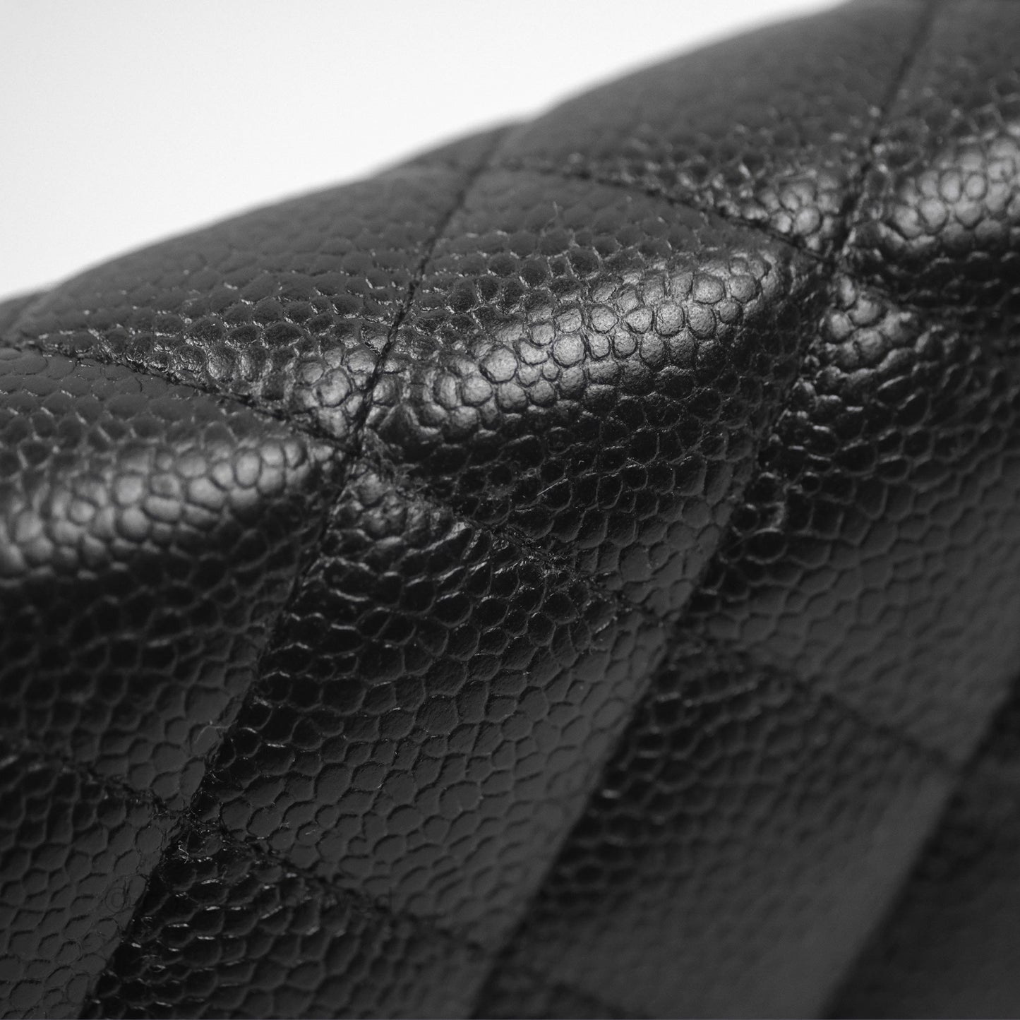 Chanel Quilted Classic WOC Black Caviar Silver Hardware