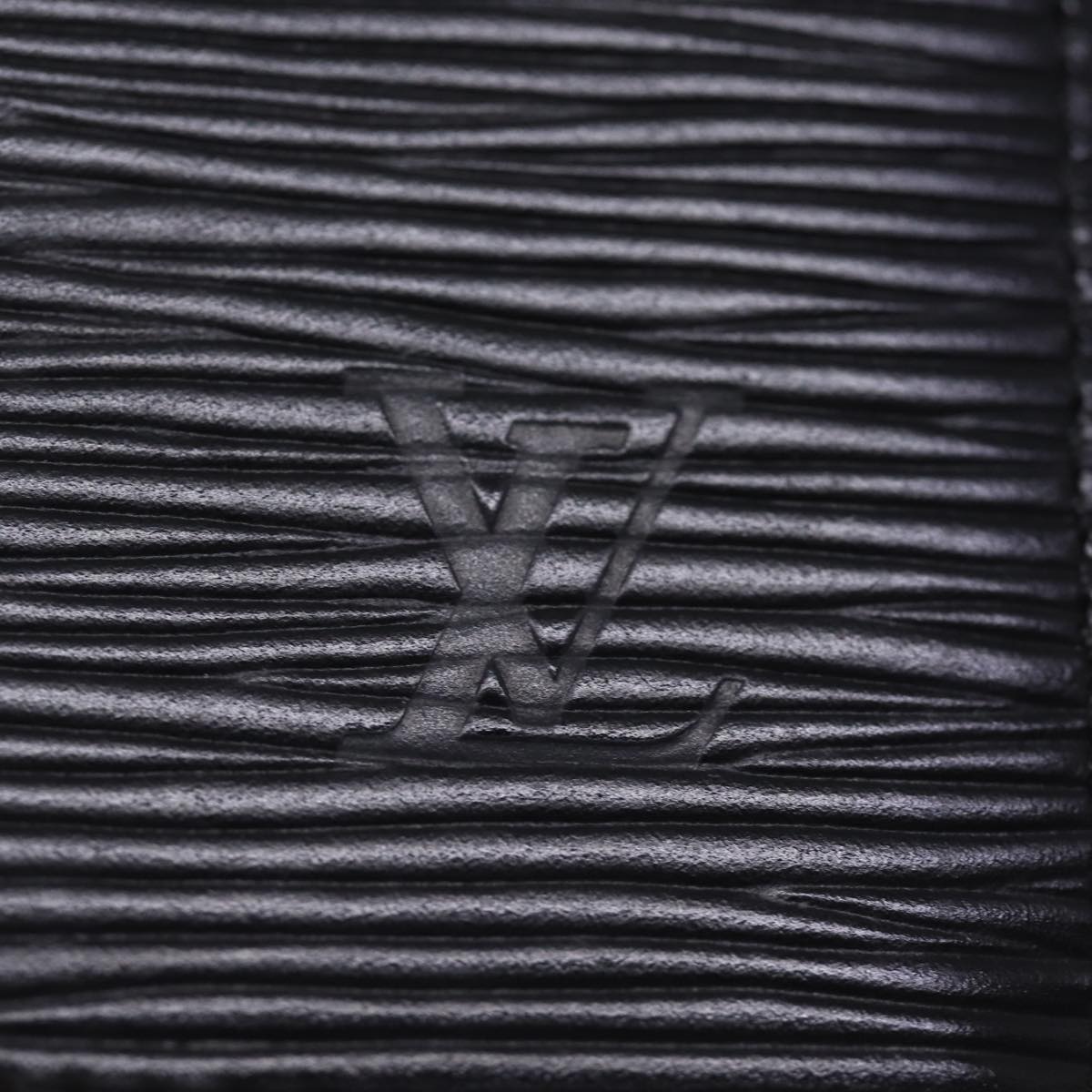 LOUIS VUITTON Epi Porte Cartes Credit Long Wallet Black M63212 LV 76607