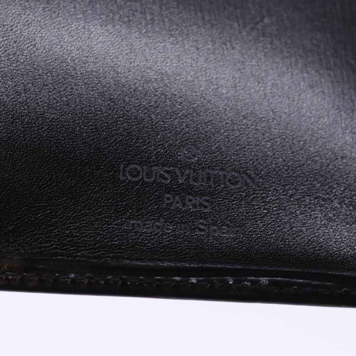 LOUIS VUITTON Epi Porte Cartes Credit Long Wallet Black M63212 LV 76607