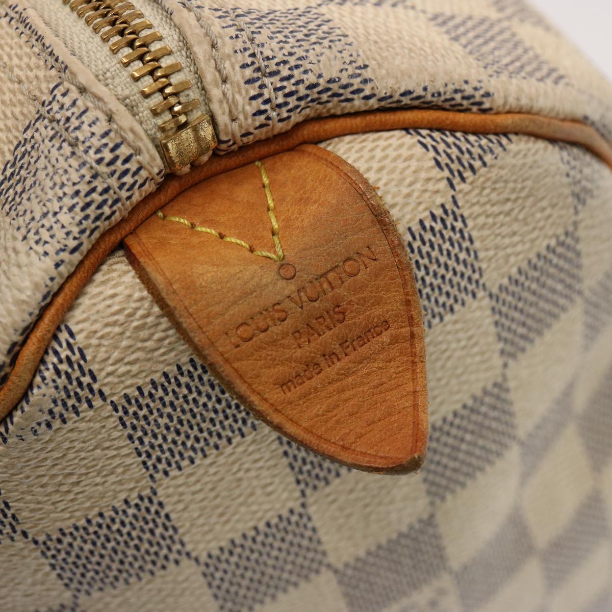 LOUIS VUITTON Damier Azur Speedy 25 Hand Bag N41534 LV 76623