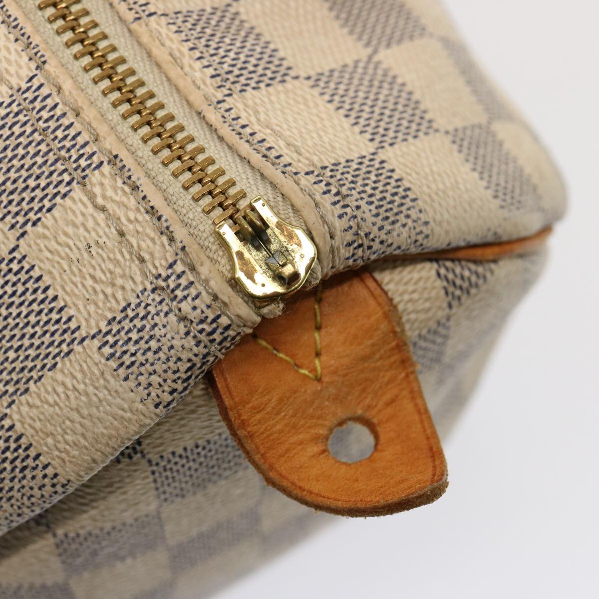 LOUIS VUITTON Damier Azur Speedy 25 Hand Bag N41534 LV 76623