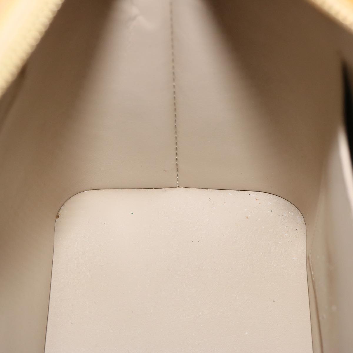 LOUIS VUITTON Monogram Vernis Houston Hand Bag Beige M91004 LV 76626