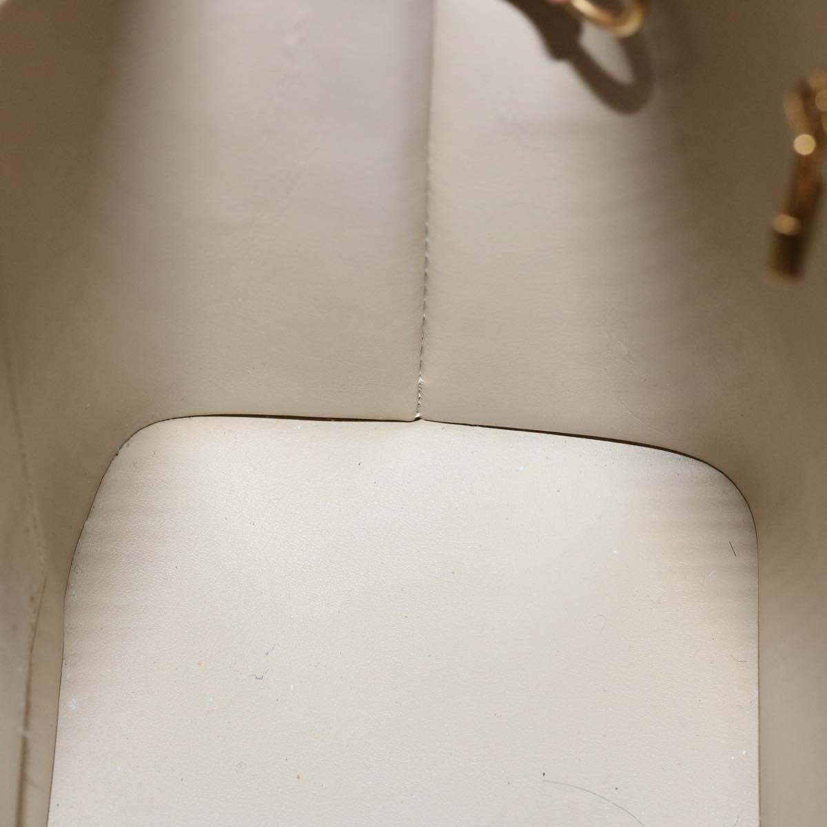 LOUIS VUITTON Monogram Vernis Houston Hand Bag Beige M91004 LV 76626