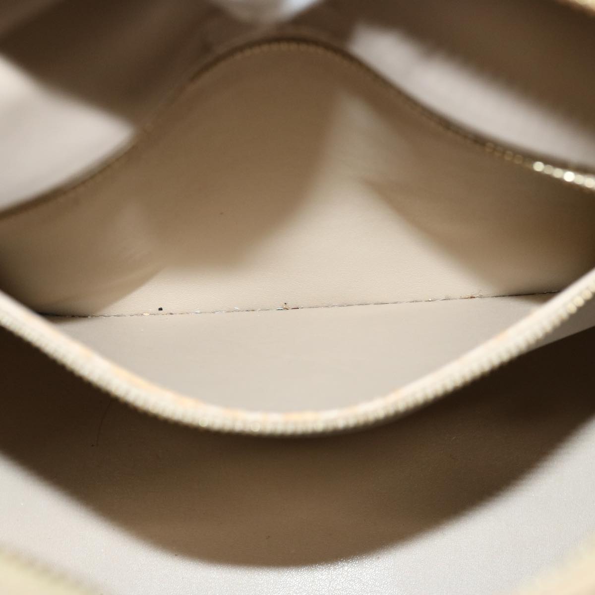 LOUIS VUITTON Monogram Vernis Houston Hand Bag Beige M91004 LV 76626